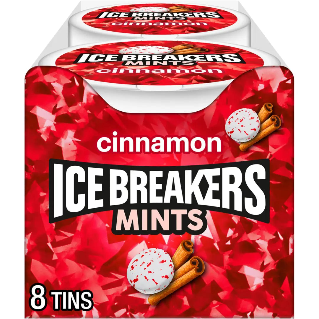 ICE BREAKERS Mints Cinnamon Sugar Free 1.5-Ounce Containers