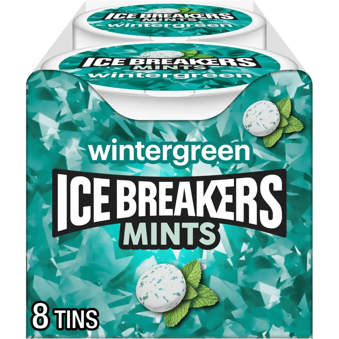 ICE BREAKERS Mints Wintergreen 1.5-Ounce Containers Pack