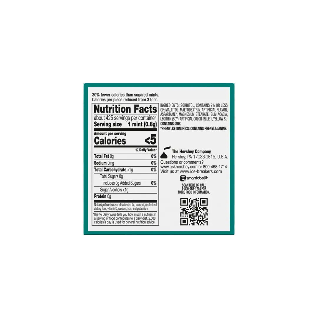 ICE BREAKERS Mints Wintergreen 1.5-Ounce Containers Pack