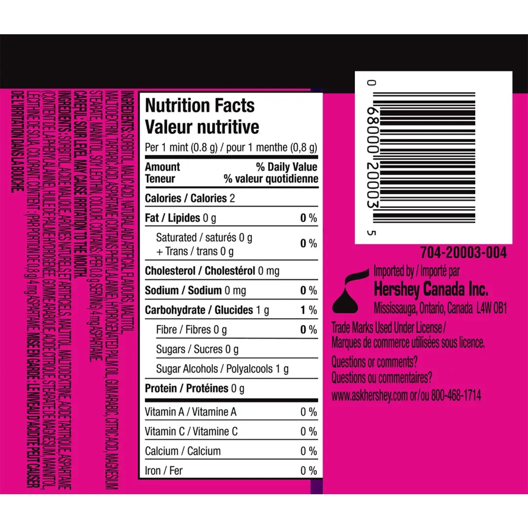 ICE BREAKERS Sours Berry Splash Flavour Sugar Free 82g (4