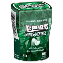Ice Breakers Spearmint Bottle 82g 4 count - candy