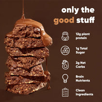IQBAR Brain and Body Plant Protein Bars - Chocolate Sea