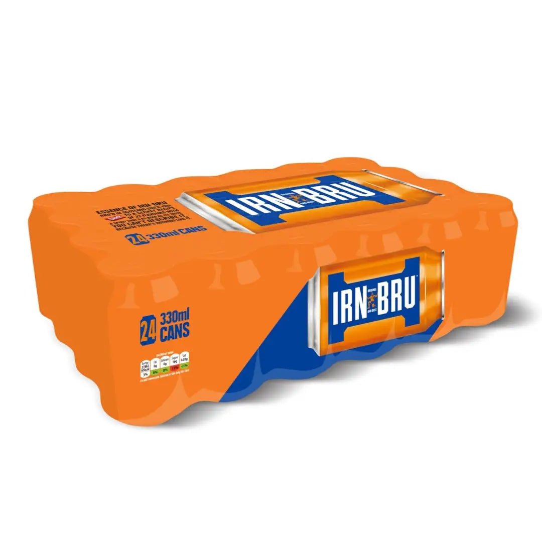 IRN-BRU Original and Best case of 24 330ml Cans - soda