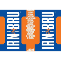 IRN-BRU Original and Best case of 24 330ml Cans - soda