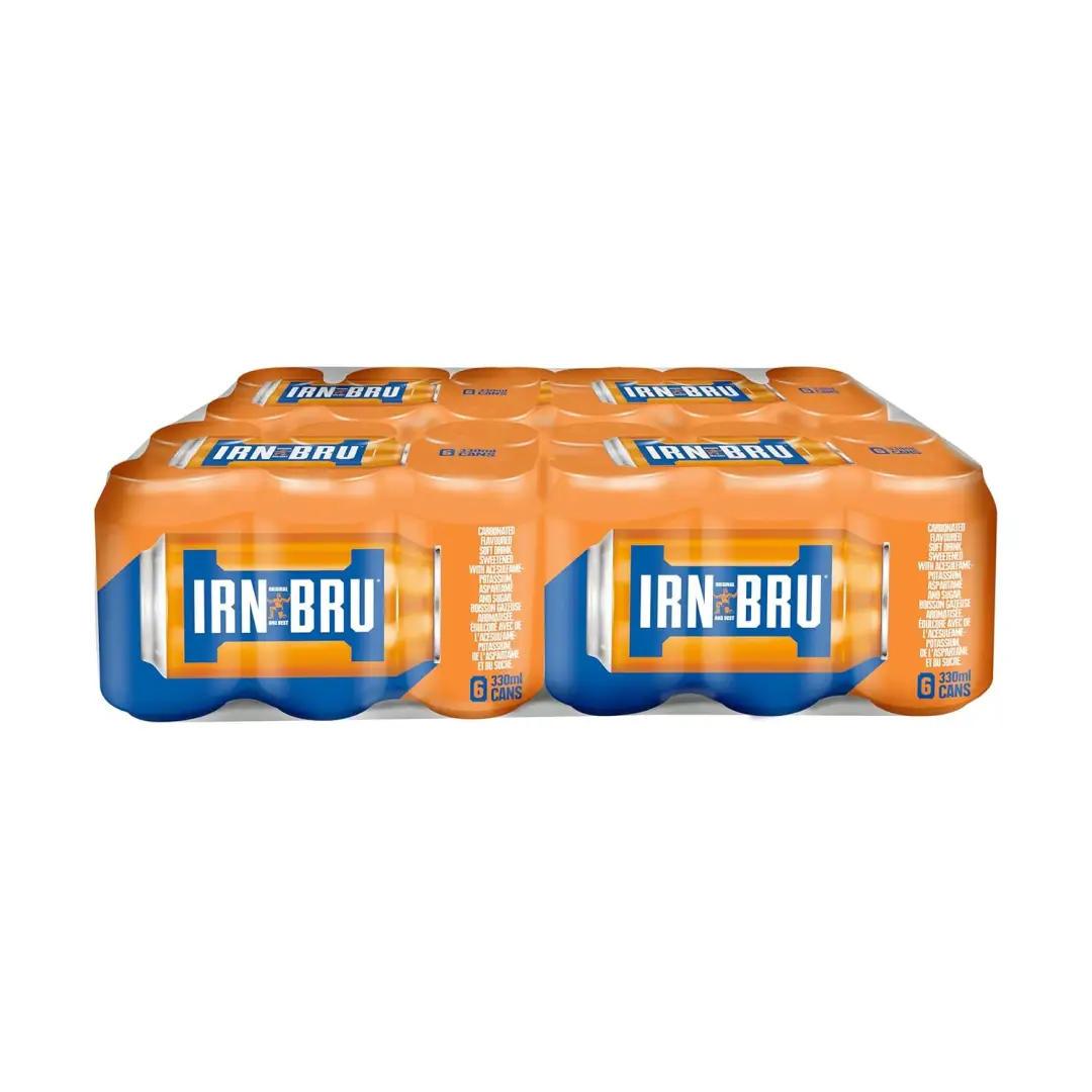 IRN-BRU Original and Best case of 24 330ml Cans - soda