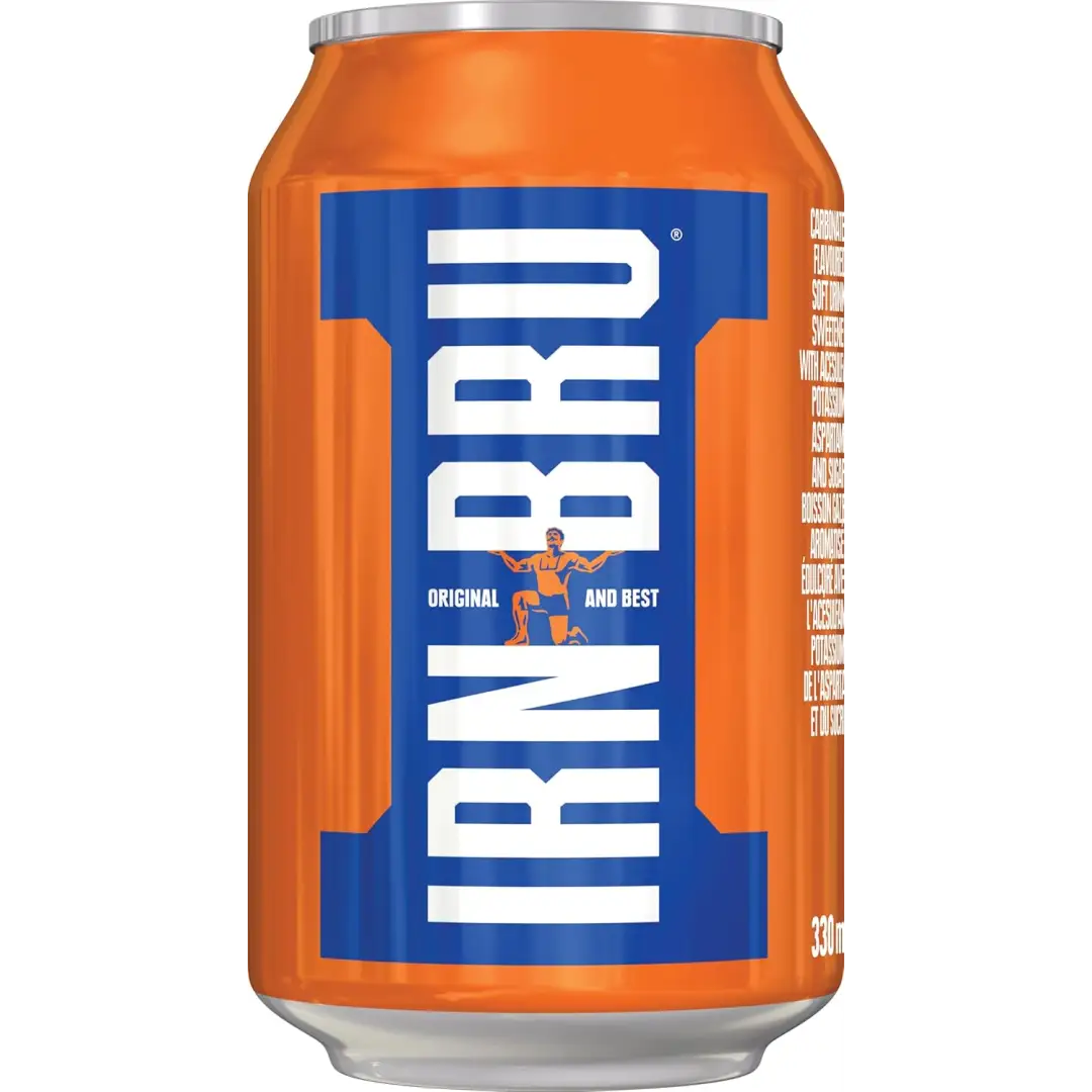 IRN-BRU Original and Best case of 24 330ml Cans - soda