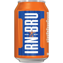IRN-BRU Original and Best case of 24 330ml Cans - soda