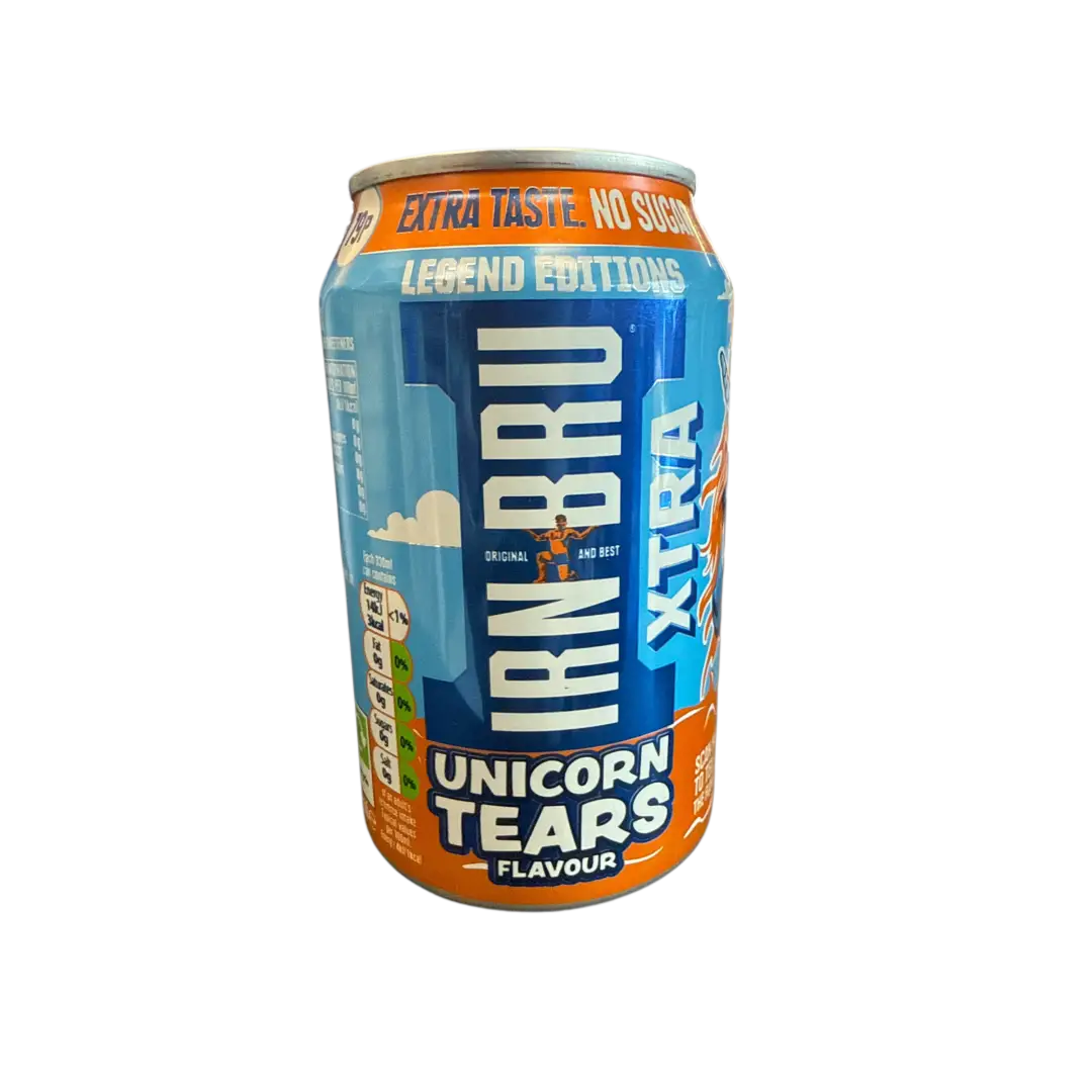 IRN BRU Xtra Unicorn Tears Limited Edition 330ML - U.K