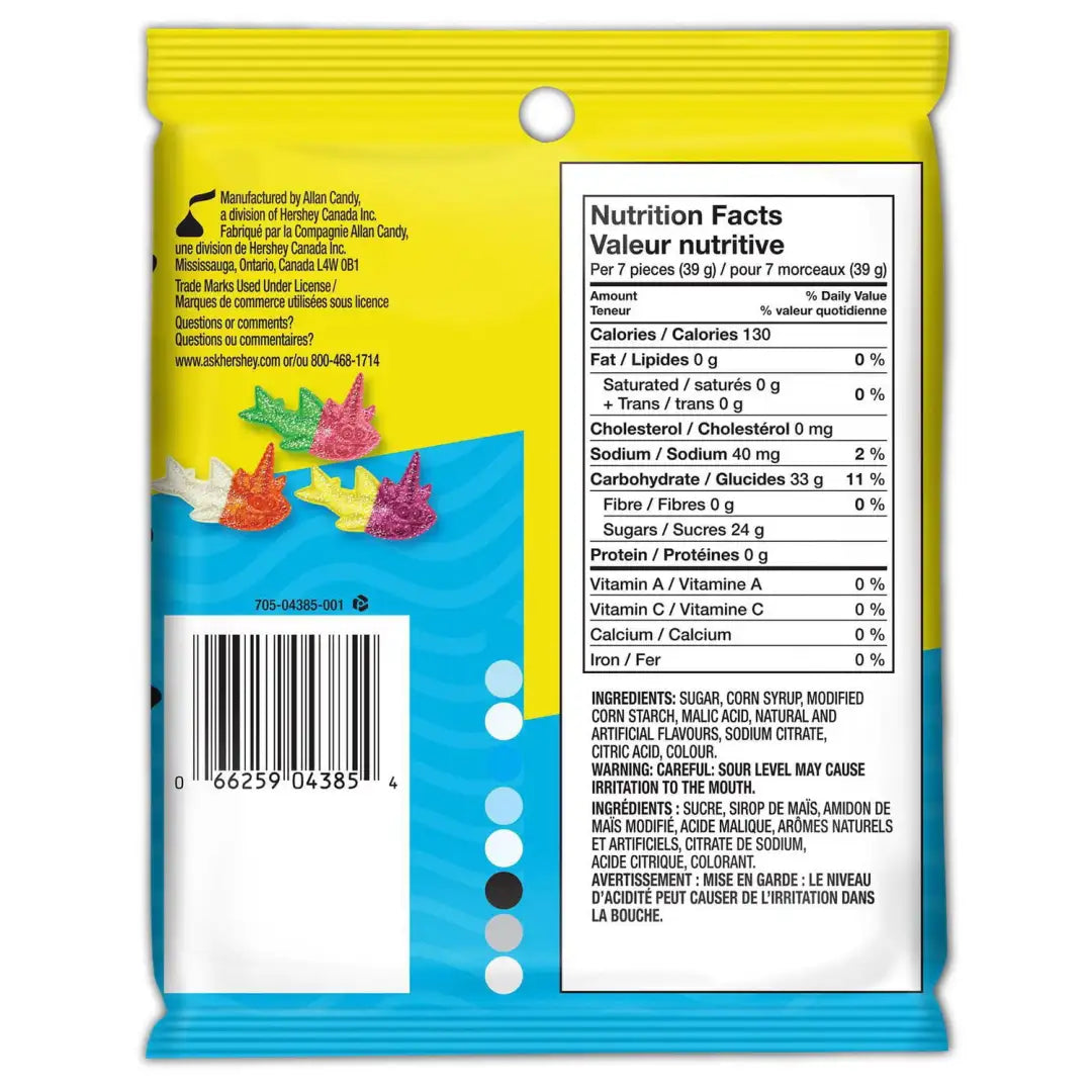 Jolly Rancher Misfit Uni-Shark Gummy 182g- 18 ct - candy