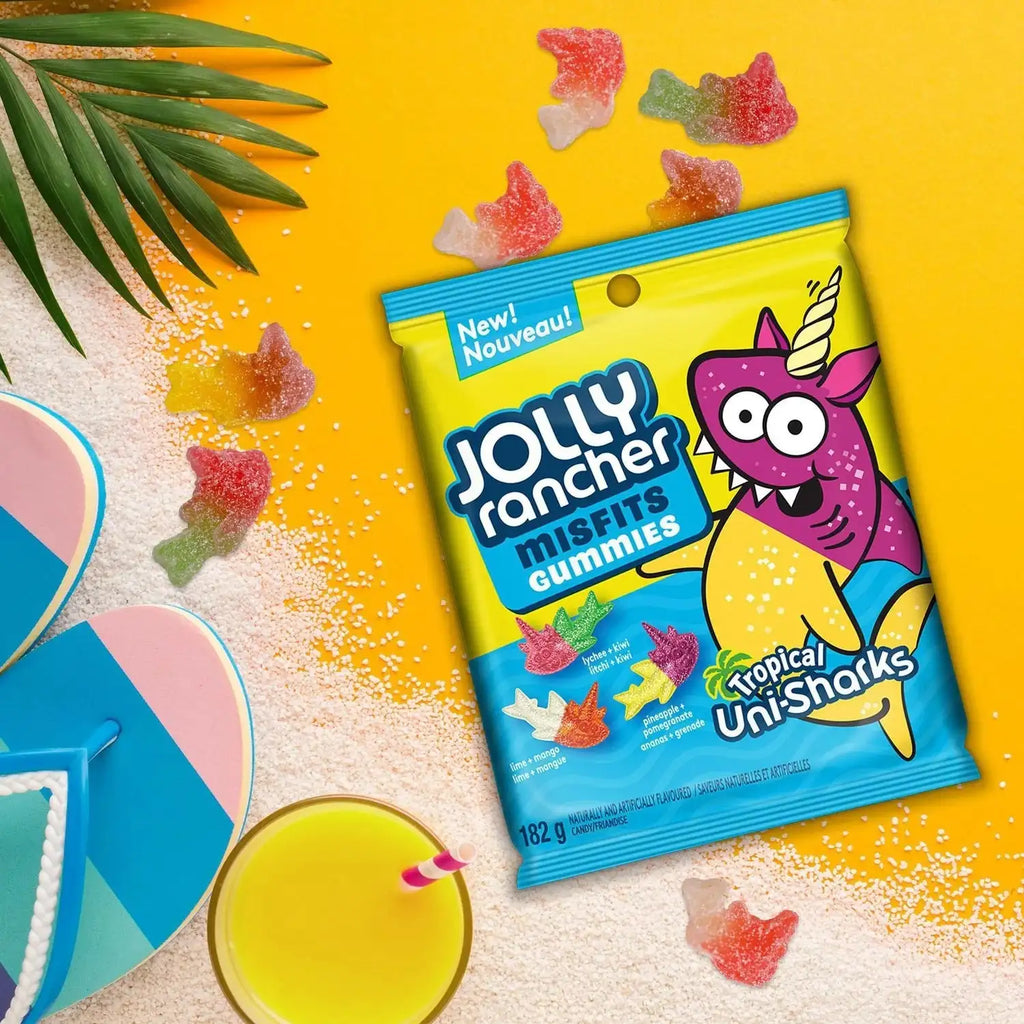 Jolly Rancher Misfit Uni-Shark Gummy 182g- 18 ct - candy