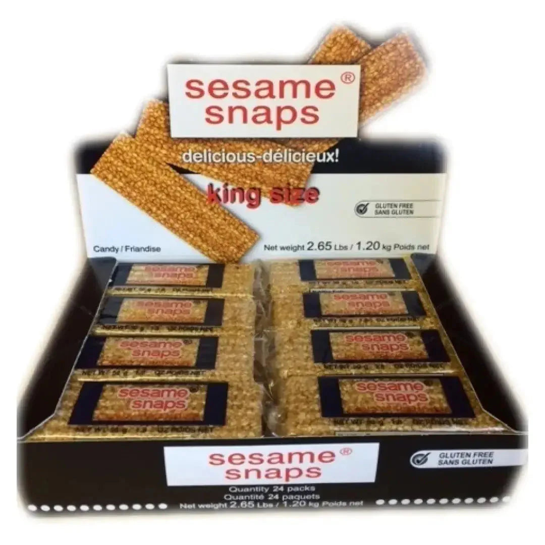 King Sized Sesame Snaps (Box of 24) GW - Candy