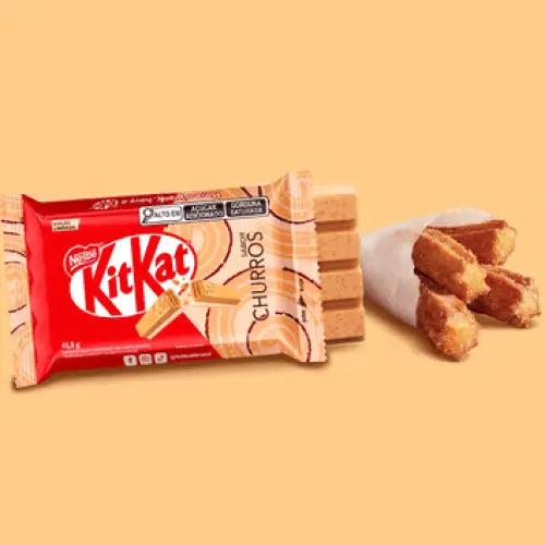 Kit Kat Churros 41.5g - 24ct (Brazil) - chocolate bar