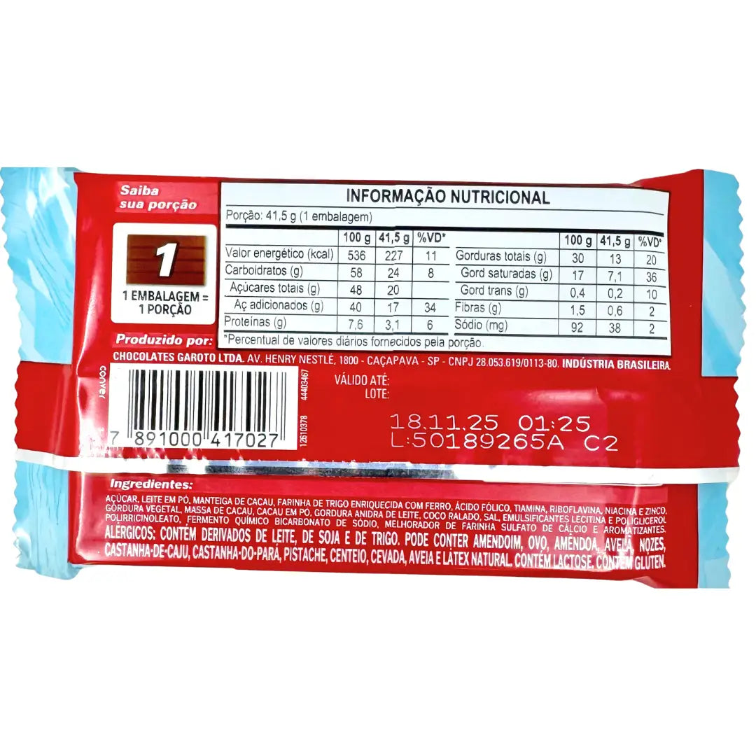 KitKat Coconut - 41.5g case 24 count - candy bar