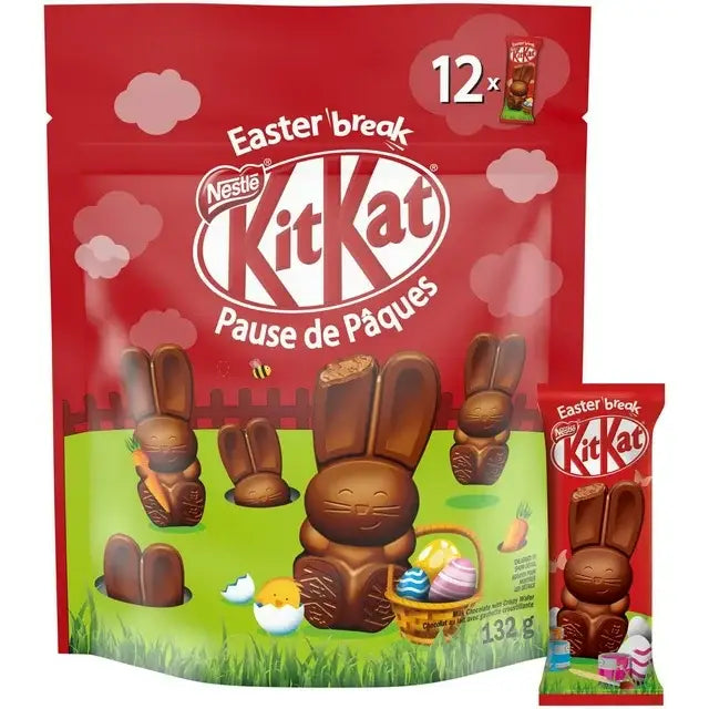 Kit Kat Easter Bunny Shaped Chocolates 132g - Chocolate