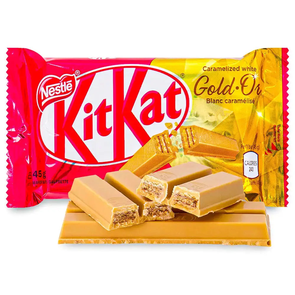 Kit Kat Gold Bar - 45g case 48ct - candy bar