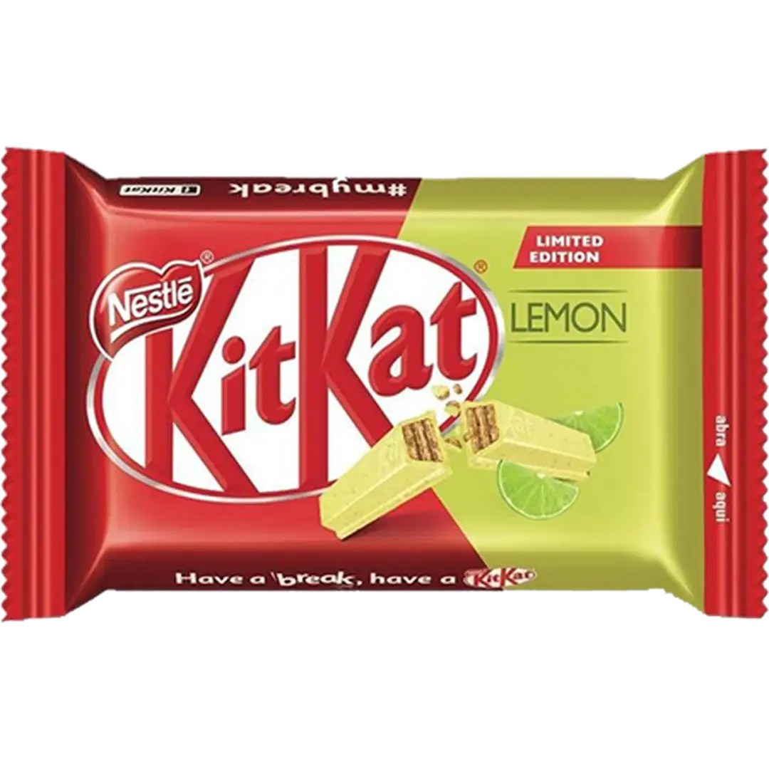 Kit Kat Lemon 41.5g - 24ct (Brazil) - candy bar