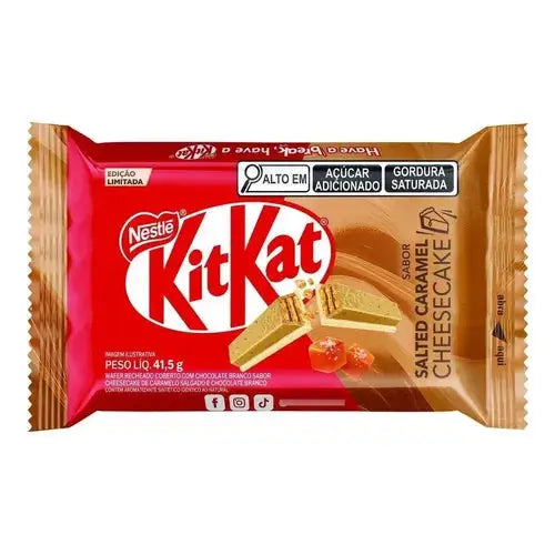 Kit Kat Salted Caramel Cheesecake 41.5g - 24ct (Brazil)