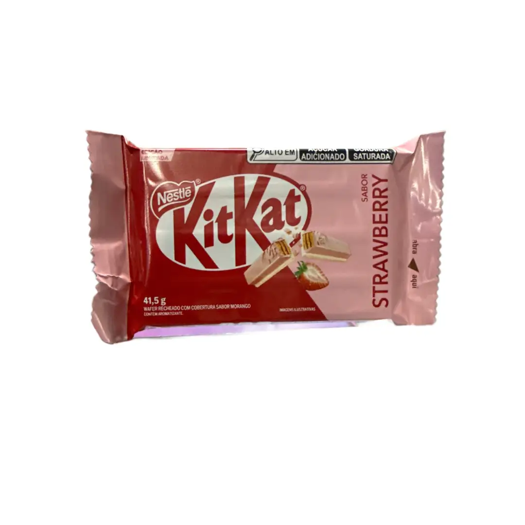 Kit Kat Strawberry 41.5G - Brazil CASE 24 CT - candy bar