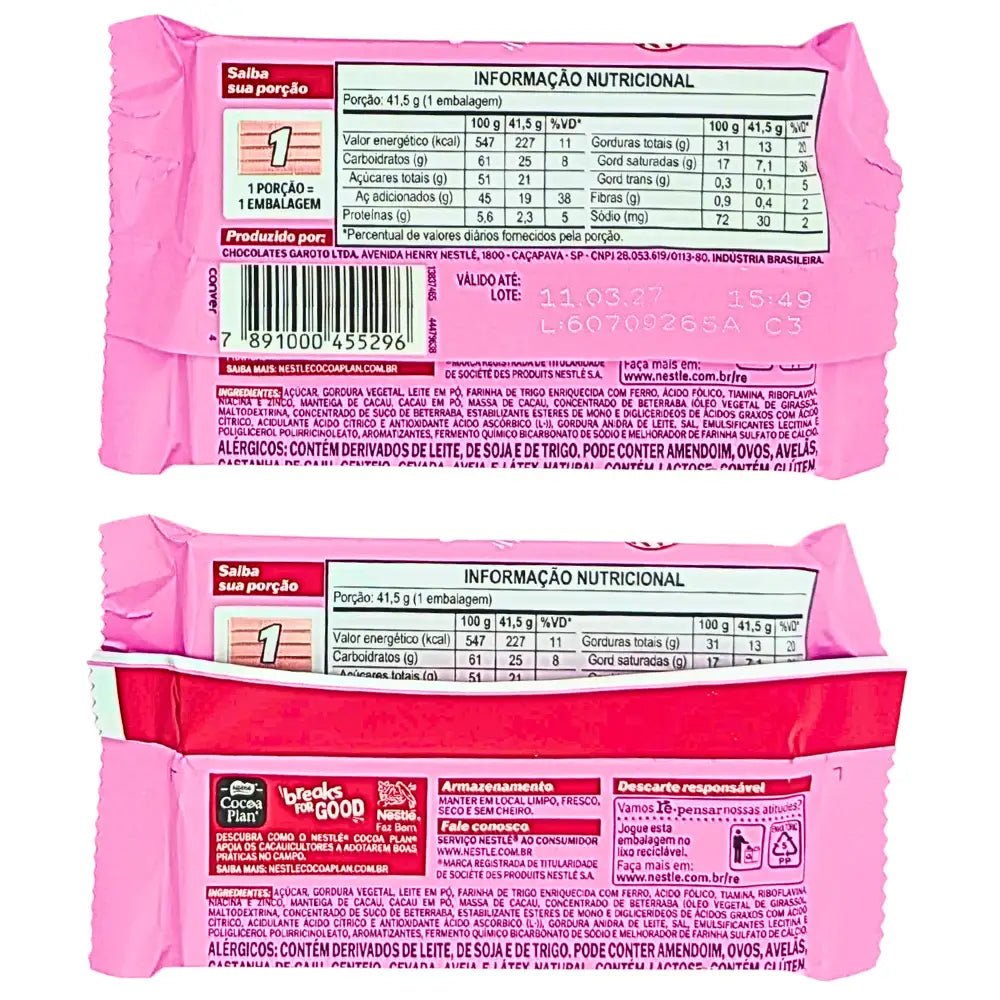 Kit Kat The Hero Tutti Frutti 41.5g Brazil Limited Edition