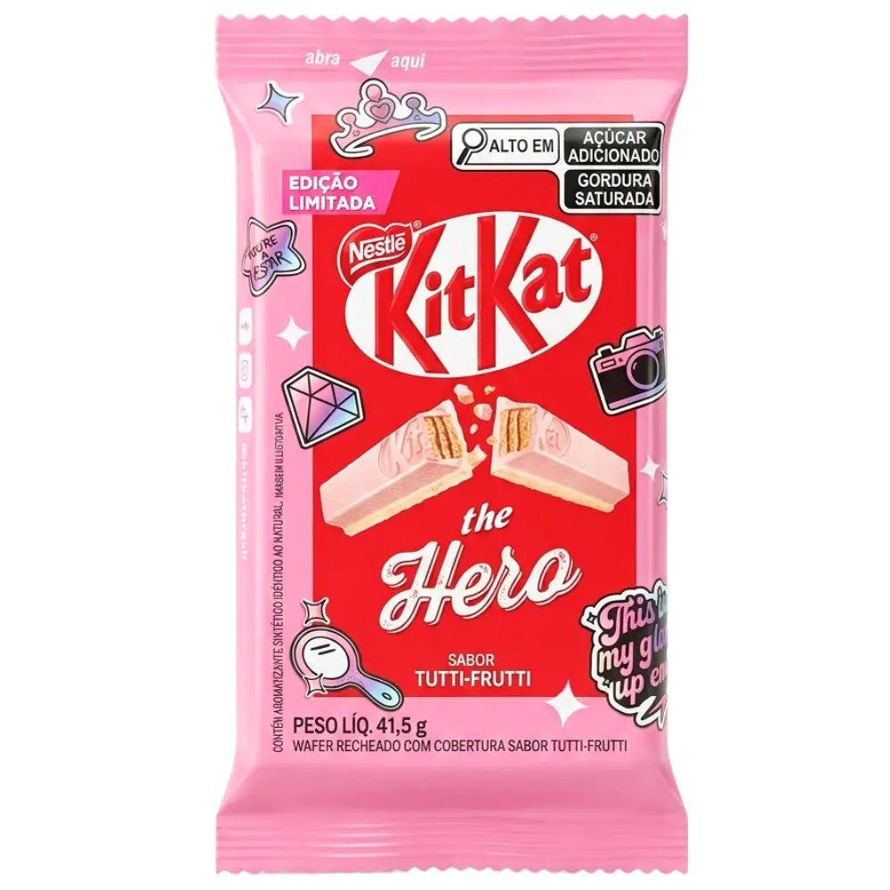 Kit Kat The Hero Tutti Frutti 41.5g Brazil Limited Edition