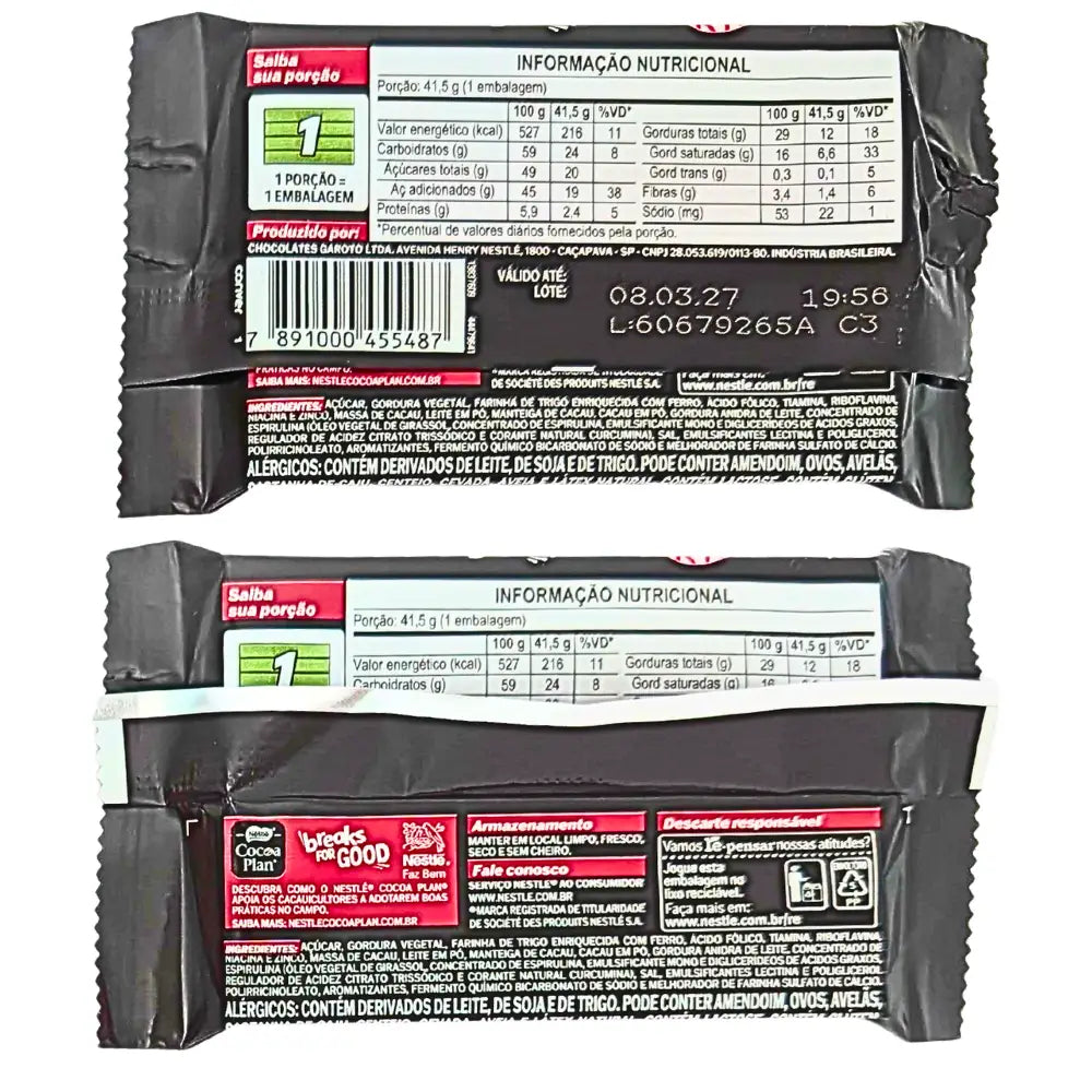 Kit Kat The Villain Mint Dark 41.5g Brazil Case 24 Count