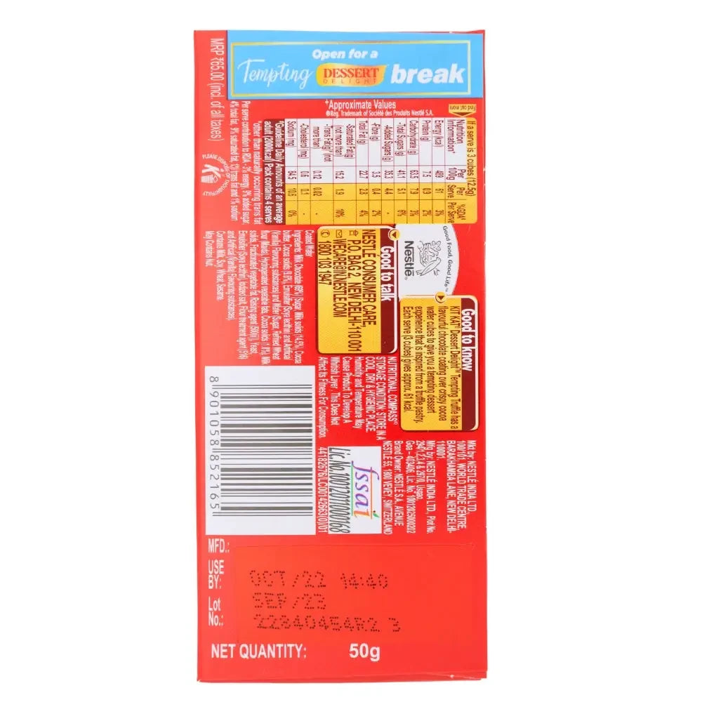 KitKat Dessert Delight Tempting Truffle - 50g case 12ct