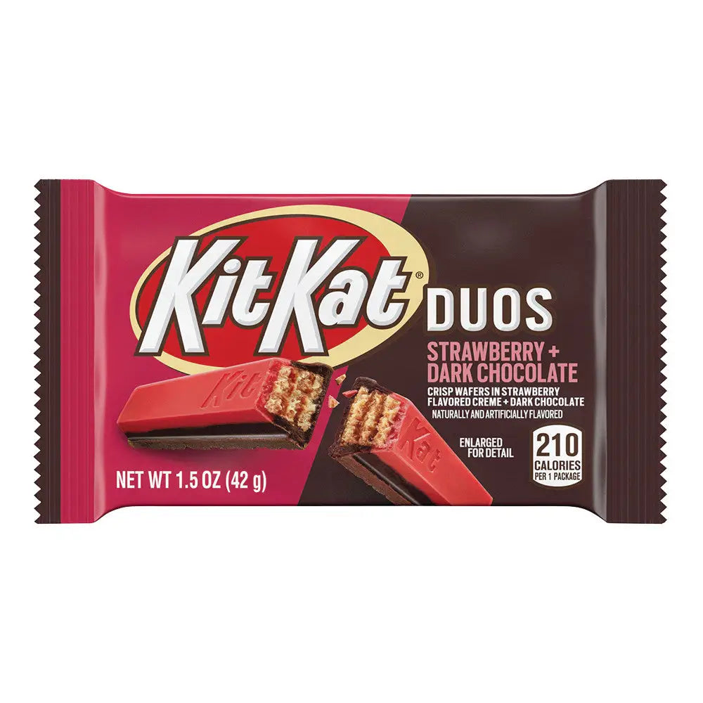 KITKAT DUOS STRAWBERRY & DARK CHOCOLATE 1.5 OZ x 24 ct
