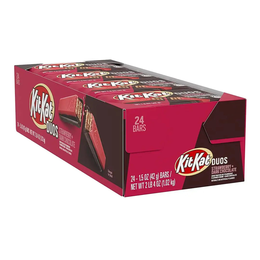 KITKAT DUOS STRAWBERRY & DARK CHOCOLATE 1.5 OZ x 24 ct