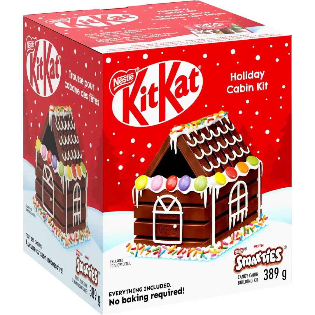 Kitkat Holiday Chocolate and Candy Building Kit 389g