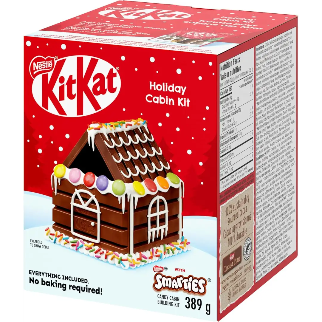 Kitkat Holiday Chocolate and Candy Building Kit 389g