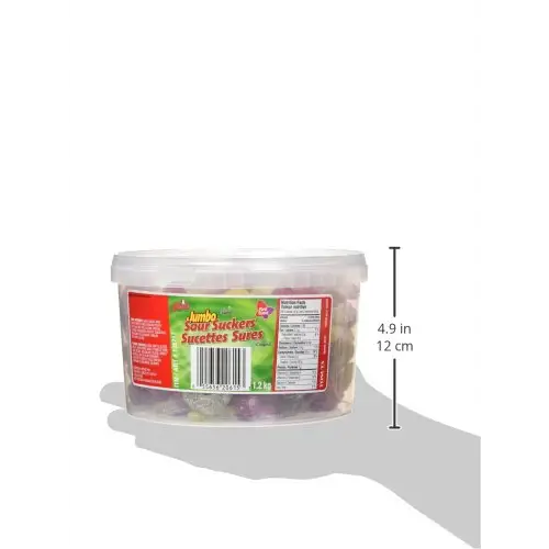 Koala - Red Band Jumbo Sour Suckers 1.2 kg tub - candy