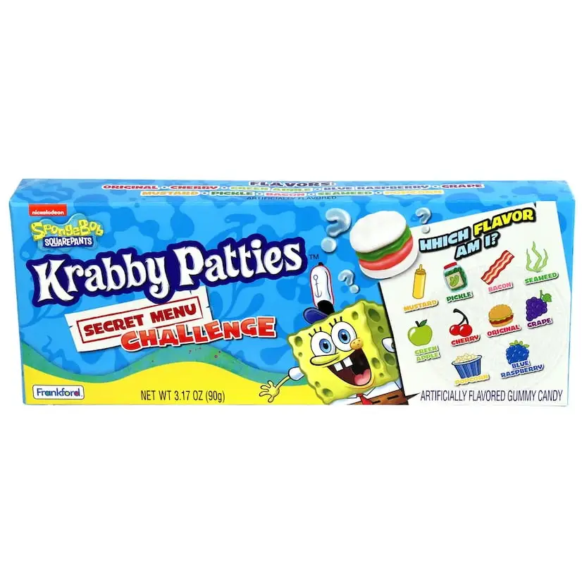 Krabby Patties Secret Menu Challenge 90g box x 9ct
