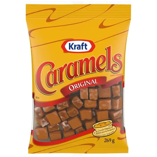 Kraft Caramels Individually Wrapped Candy 269 gr Bag 269g