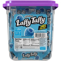 Laffy Taffy Blue Raspberry Candy Mini Bar.3 oz. - 145ct