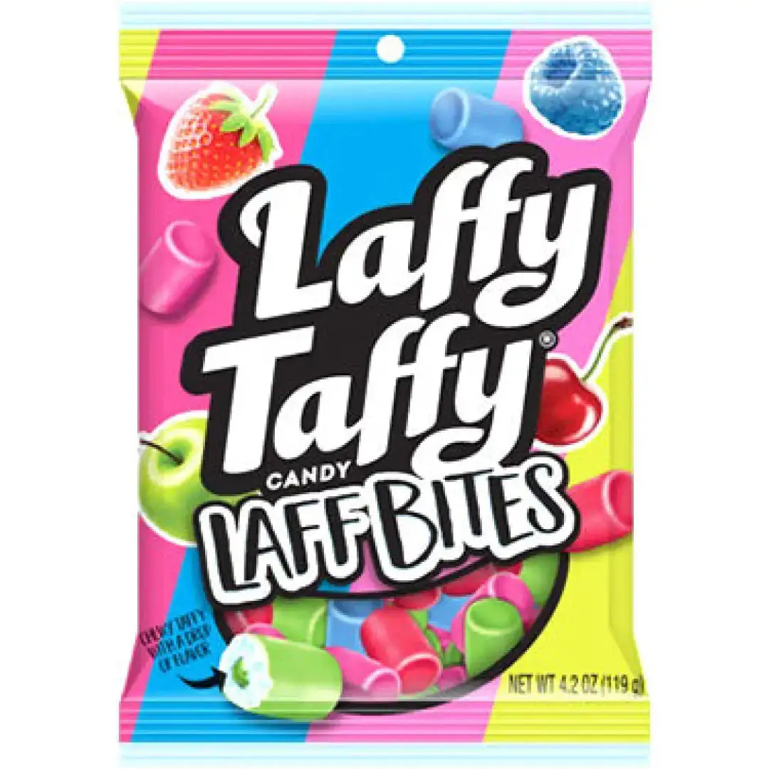 Laffy Taffy Laff Bites 3.0oz bag MASTER CASE OF 12 packages