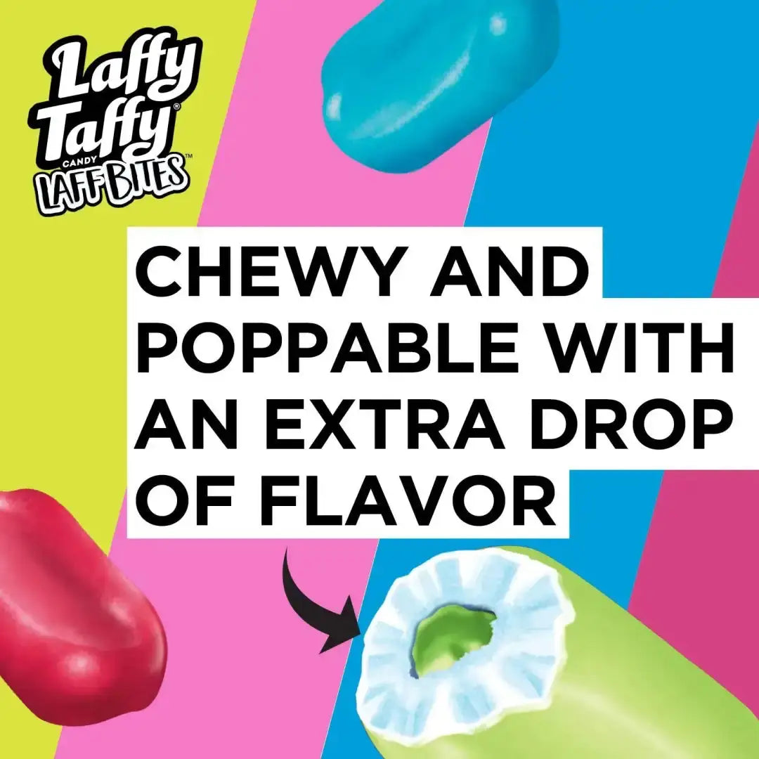 Laffy Taffy Laff Bites 3.0oz bag MASTER CASE OF 12 packages