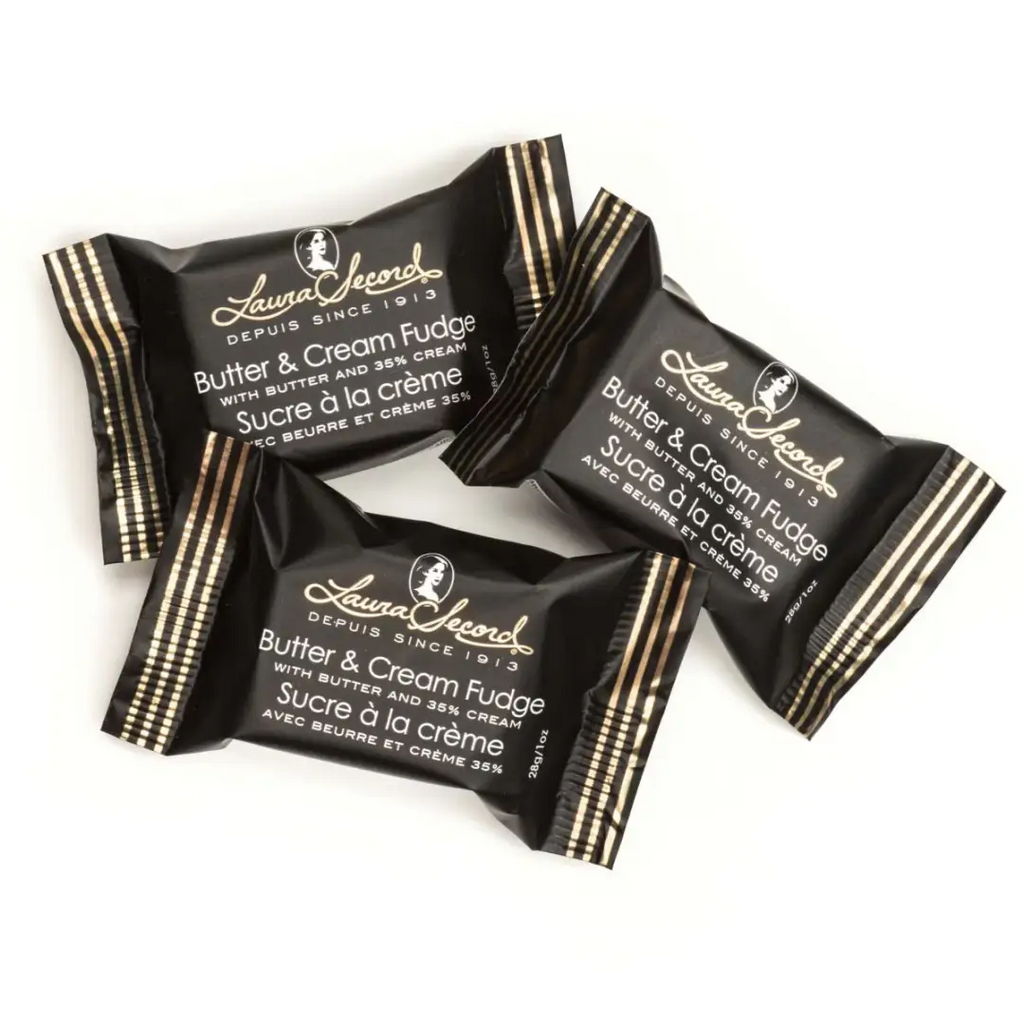 Laura Secord Butter And Cream Fudge 25g Pieces Case Of 24