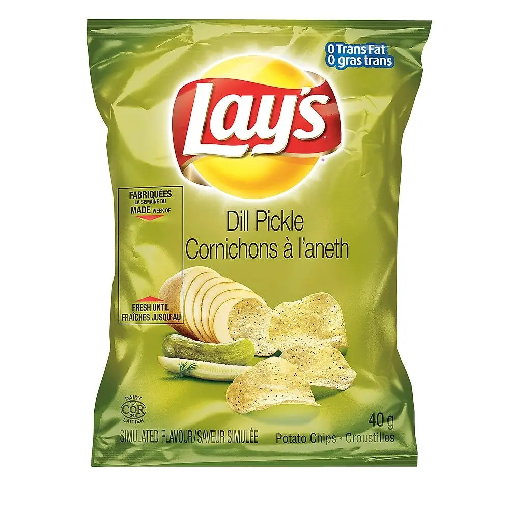 Lay’s Dill Pickle 40g - 40 Pack - snacks Main image