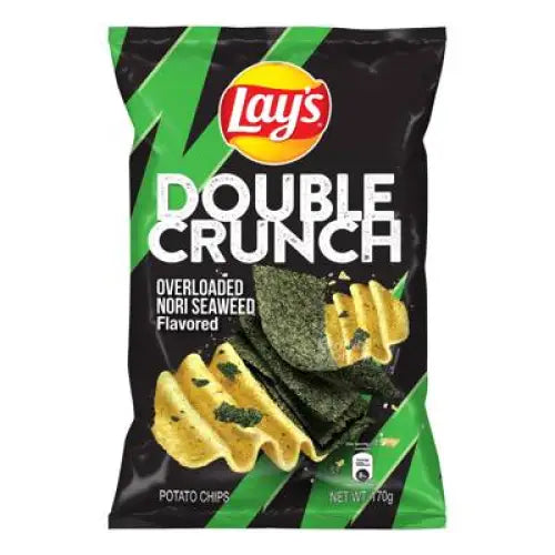 Lay’s Double Crunch Potato Chips Nori Seaweed Malaysia 170g