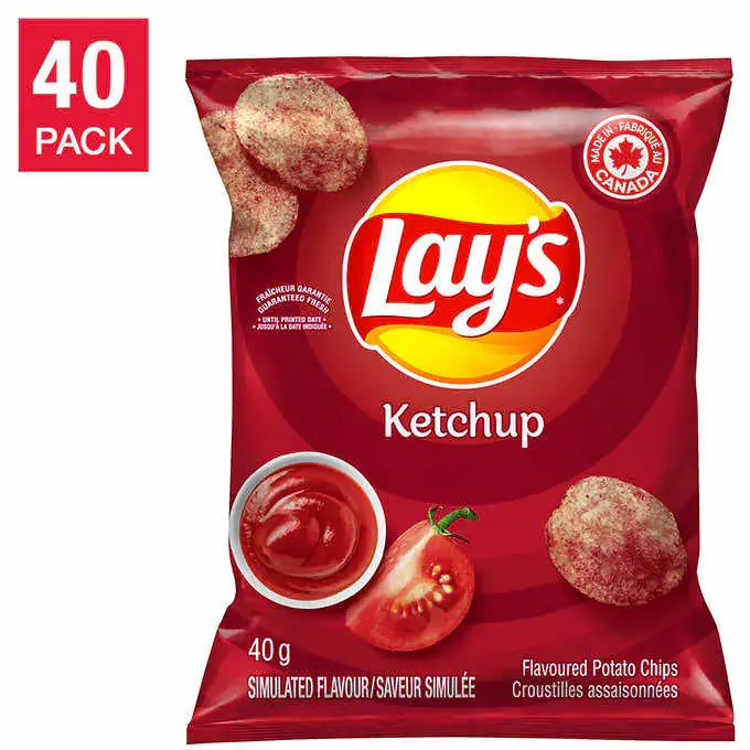 Lay’s Ketchup Chips 40 g x40 - snacks