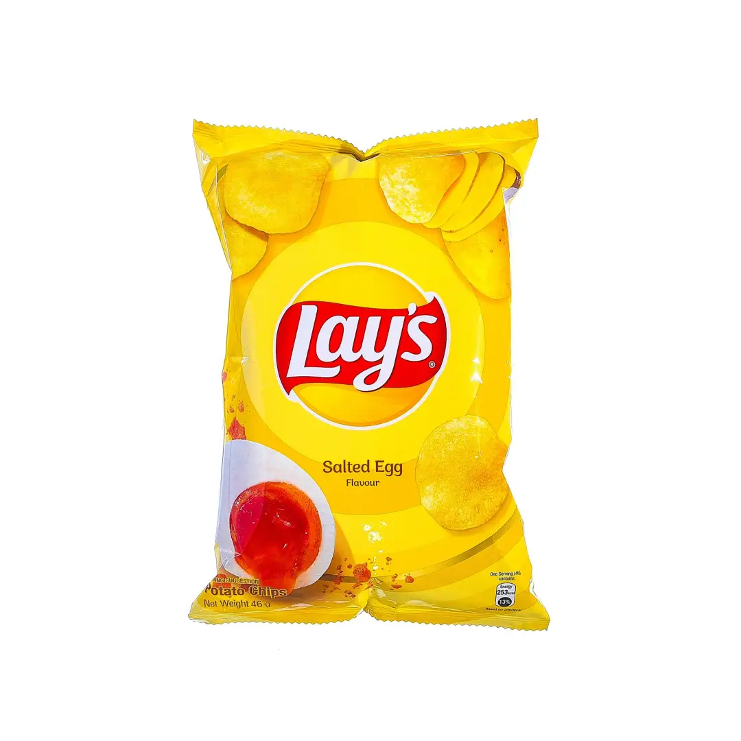 Lay’s Potato Chips Salted Egg (Malaysia) 50g bag case of 24