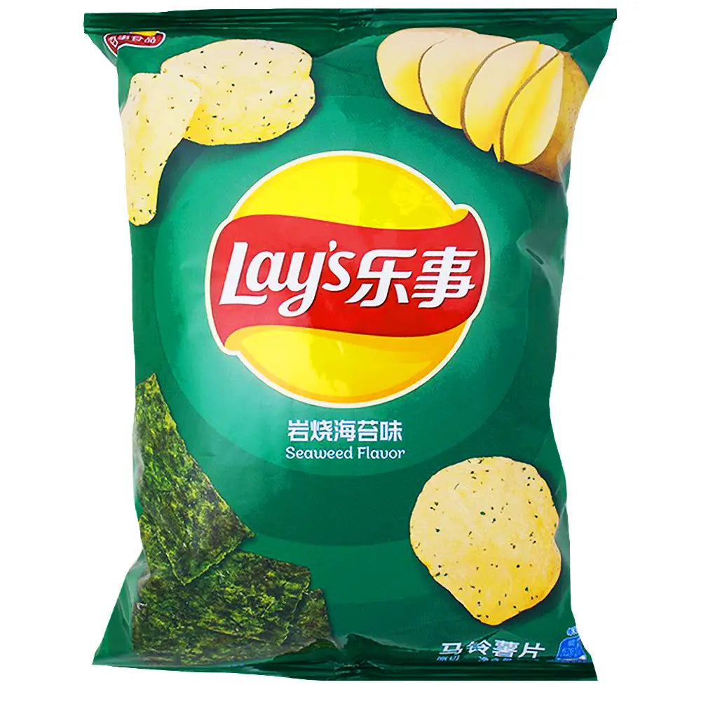 Lay’s Seaweed (China) - 70g-22ct - snacks