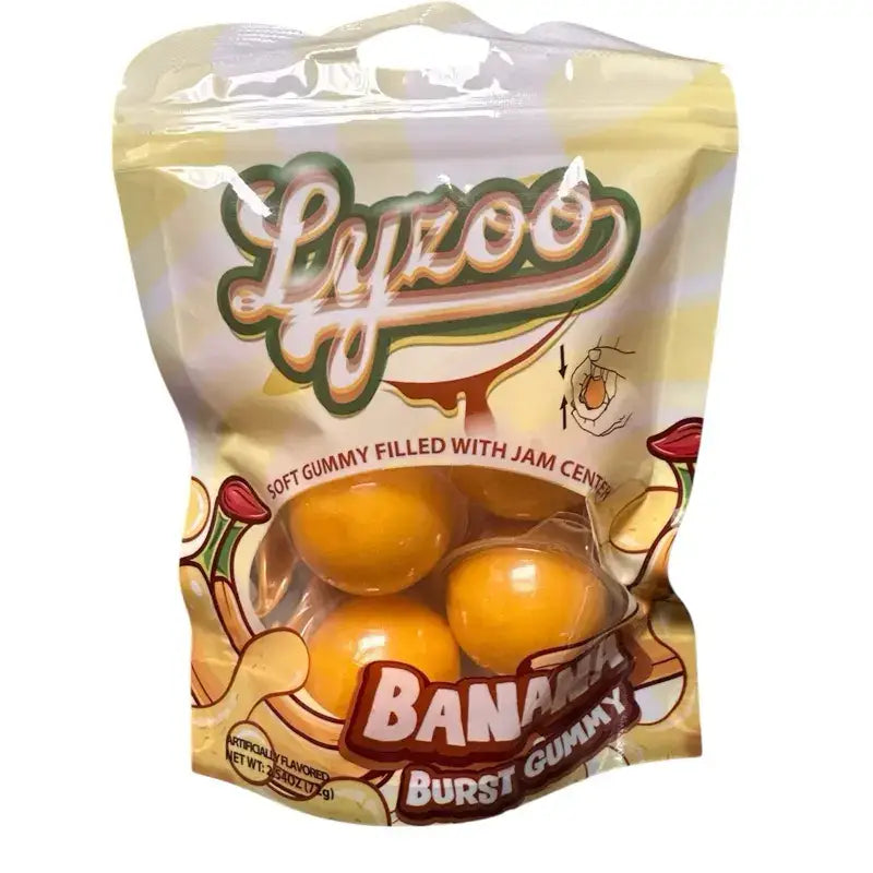 Lyzoo Banana Burst Gummy 72g - Candy