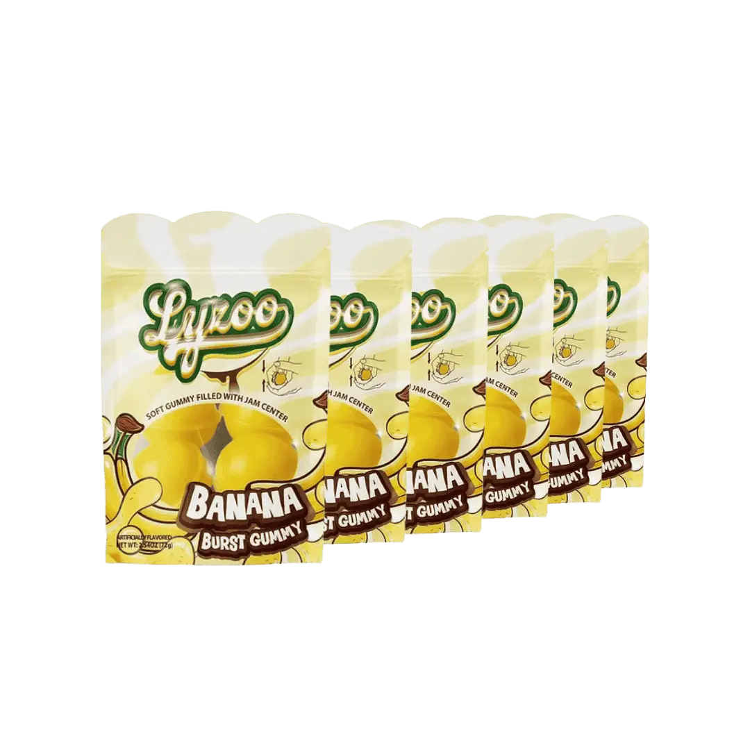 Lyzoo Banana Burst Gummy 72g - Candy