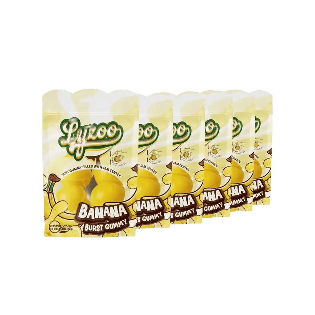 Lyzoo Banana Burst Gummy 72g - Candy