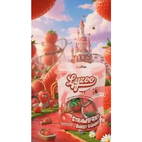Lyzoo Strawberry Burst Gummy 72g each