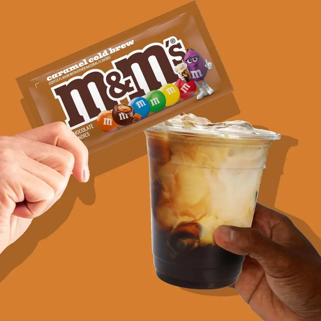 M&M’s Caramel Cold Brew Milk Chocolate Candy Share Size Bag
