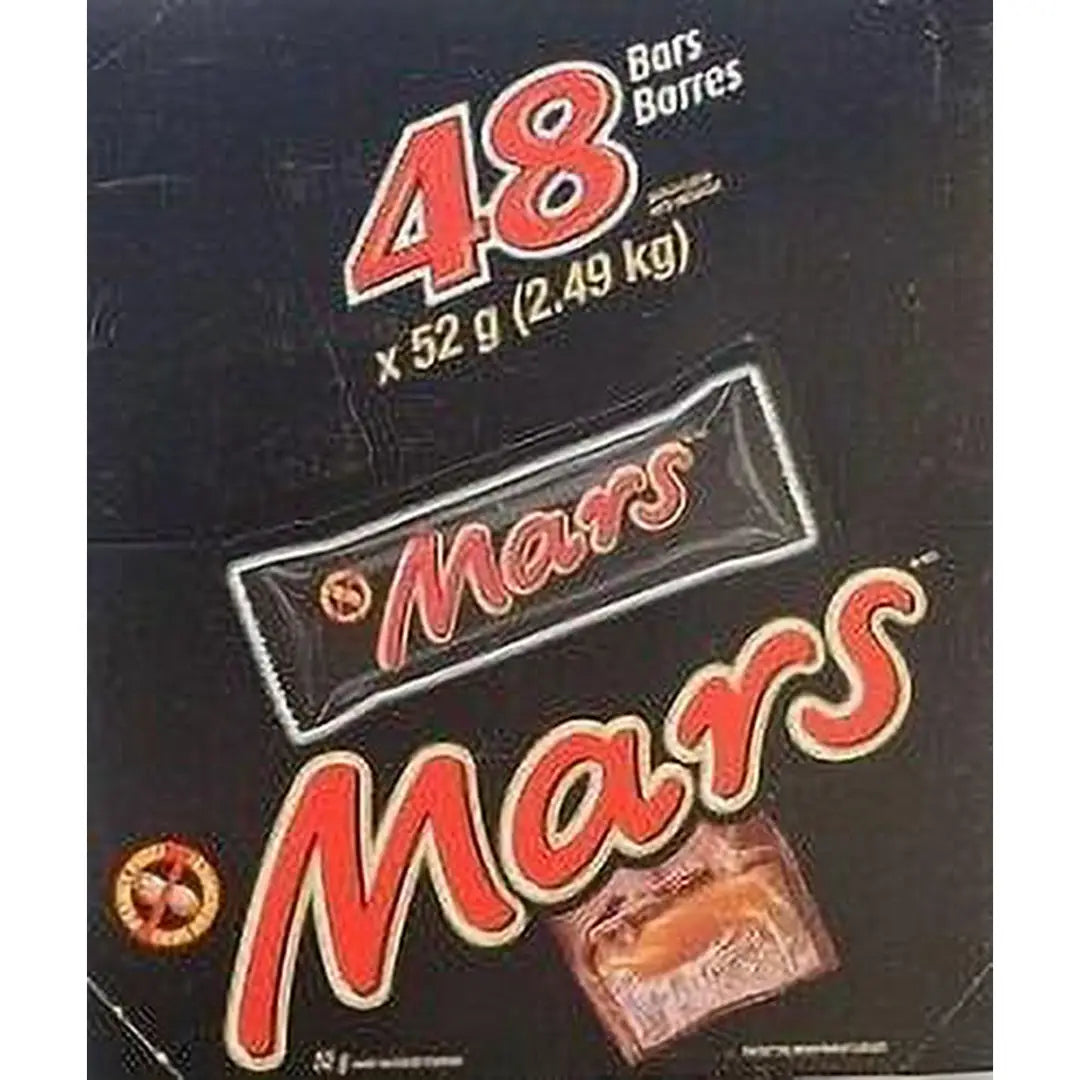 Mars Bar 52g 48ct Bars - chocolate bar