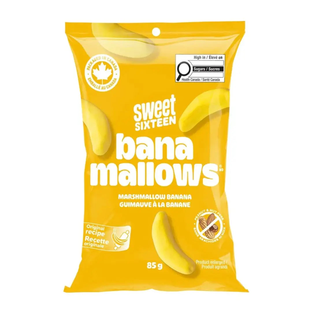 Sweet Sixteen MARSHMALLOW BANANA 85g Case 6ct