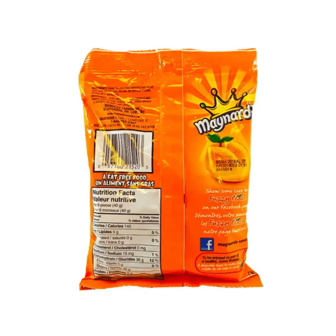 Maynards Fuzzy Peach - 185g x 8ct